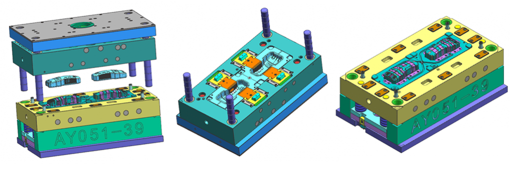 Injection mold 3D photos