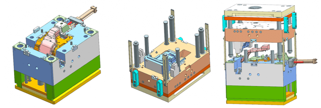 ventilation injection molded part 3D picture